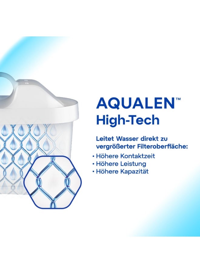 Aquaphor AQUAPHOR Onyx Water Filter Jug 4.2L White | Includes 1x MAXFOR+ Filter | Reduces Limescale & Chlorine | Glass-Effect Design | BPA-Free | Premium Family Water Filter Carafe  - Image 3