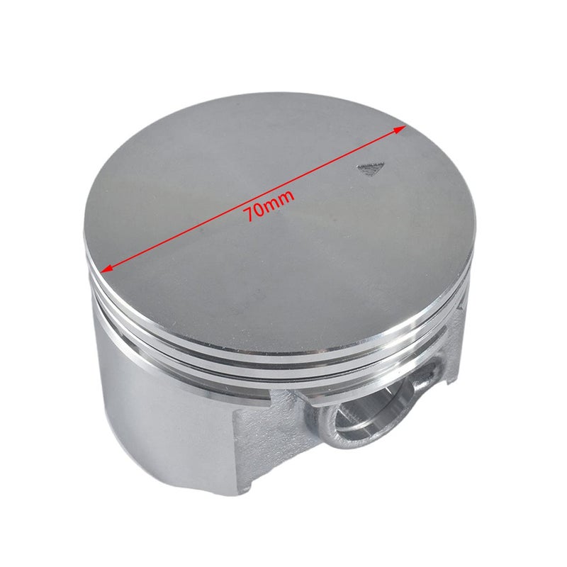Generic SJVLXHI NEW 70mm Piston .550, Flat Top Race Kit For Predator 212cc High Compression performance GX160 GX200  - Image 2