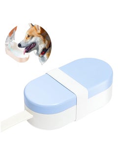 Generic Travel Friendly Dog Water Bottle and Bowl Combo, Leak Proof and Foldable Design for Hiking and Outdoor Adventures, Ideal for Dogs and Cats, Blue  - Image 1
