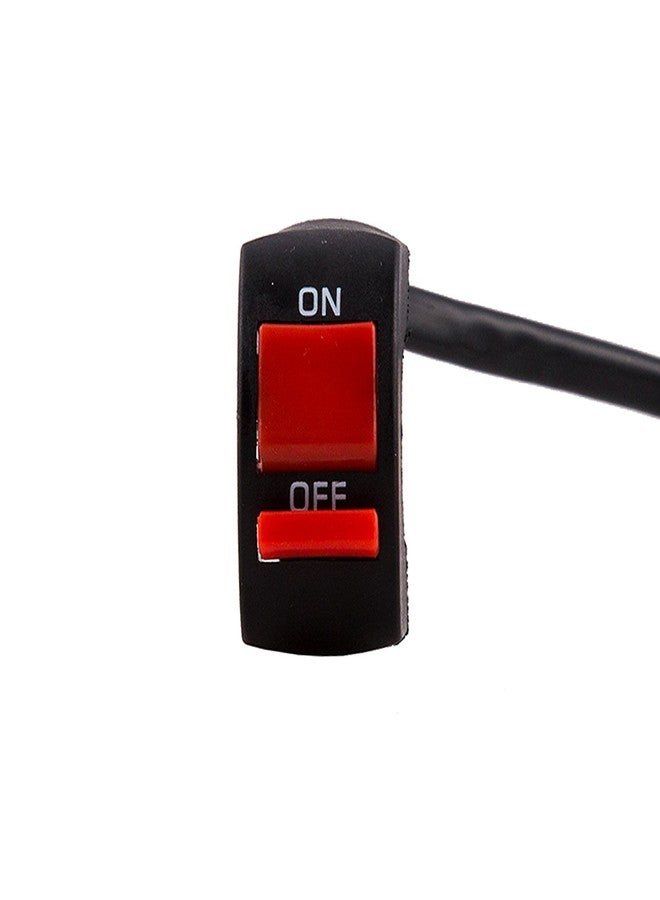 Ramanta Bike On-Off Switch Universal Handlebar Mounting Switch DC 12V Compatible with Motorbike Fog Lamp Headlight Electrical System Hazard Light All Purpose (On-Off Switch) - Image 4