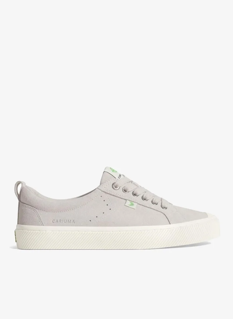 OCA Low Vintage White Suede Sneaker