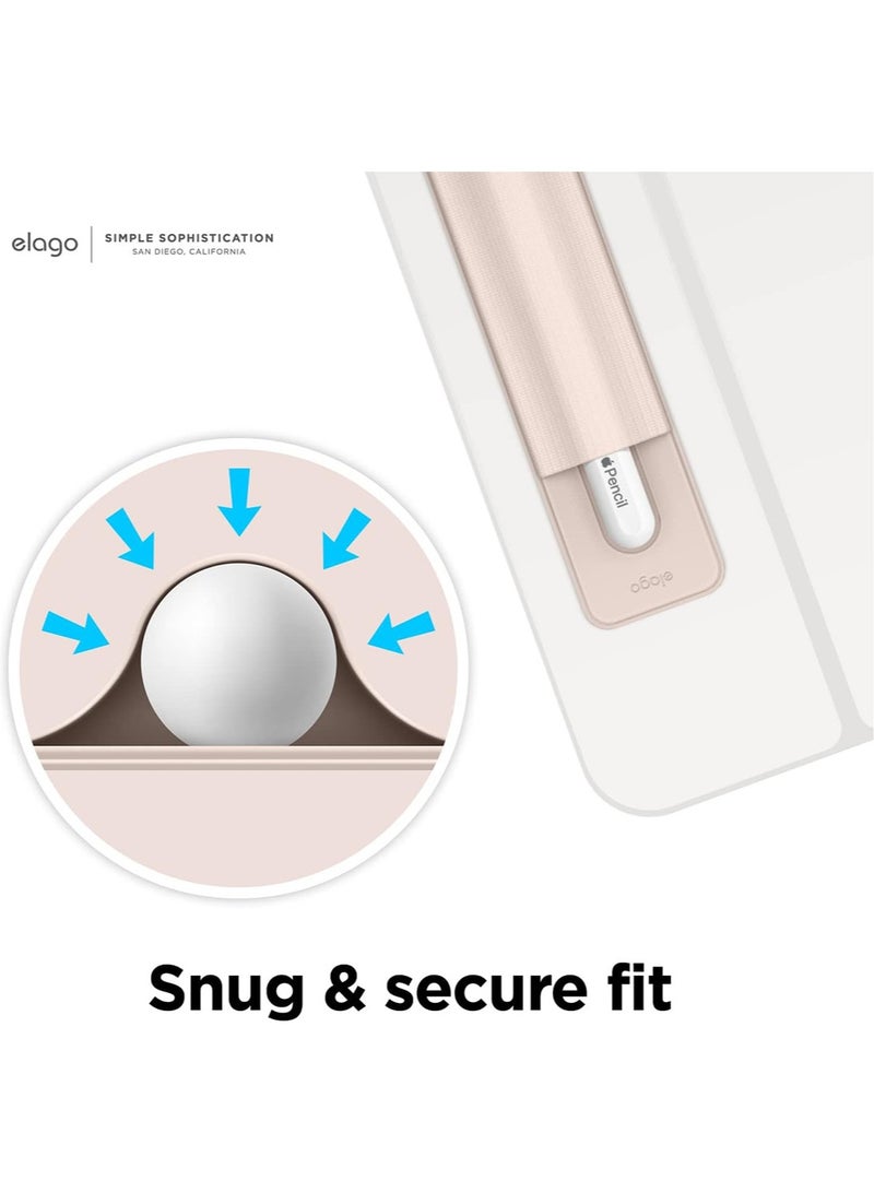 Elago Silicone Holder for Apple Pencil USB-C, 1st Generation, 2nd Generation and Other Similar Size Stylus Pen Elastic Sleeve - Sand Pink - Image 3