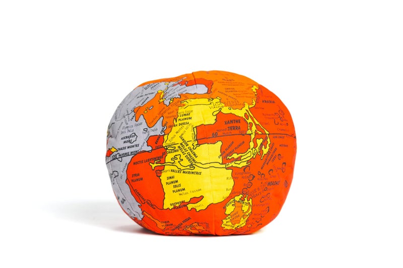 Hugg-A-Planet Mars HUGG-A-PLANET | The Original Soft & Huggable Red Planet | 400 Places Labeled | For All Ages | Kids, Teens, Adults, Teachers, and Parents | Educational Toy - Image 1