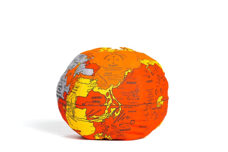 Hugg-A-Planet Mars HUGG-A-PLANET | The Original Soft & Huggable Red Planet | 400 Places Labeled | For All Ages | Kids, Teens, Adults, Teachers, and Parents | Educational Toy - Image 3