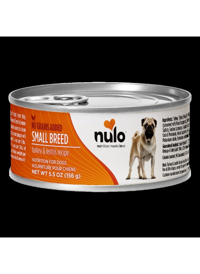 Nulo FreeStyle Small Breed Dog Grain-Free Turkey & Lentils Recipe with Probiotics 156gms - Image 1
