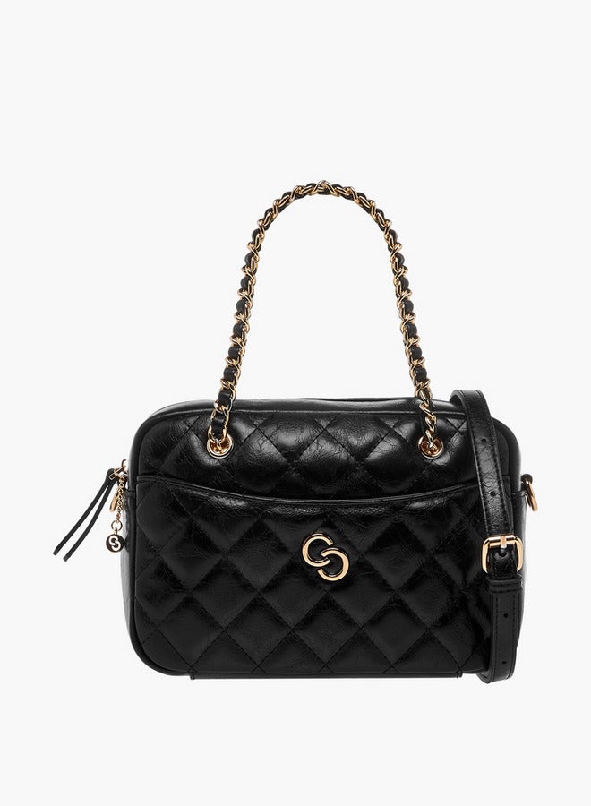 Celeste Quilted Crossbody Bag with Zip Closure - Image 1