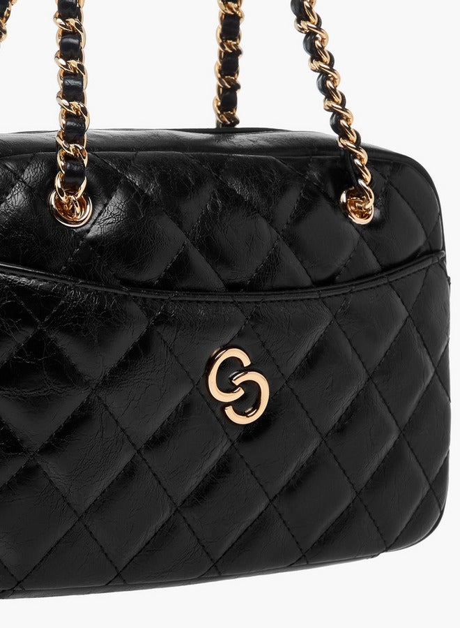 Celeste Quilted Crossbody Bag with Zip Closure - Image 5