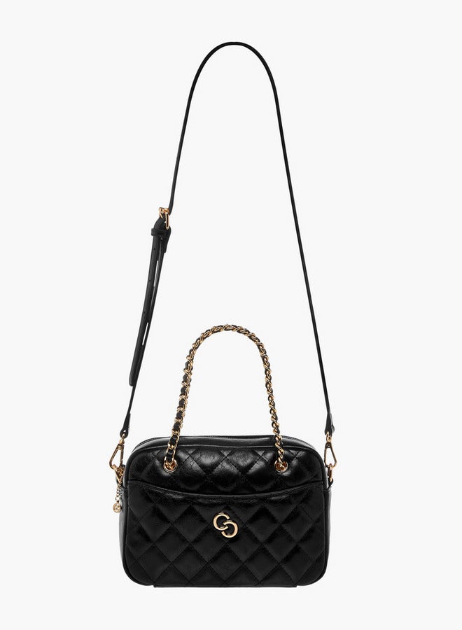 Celeste Quilted Crossbody Bag with Zip Closure - Image 3