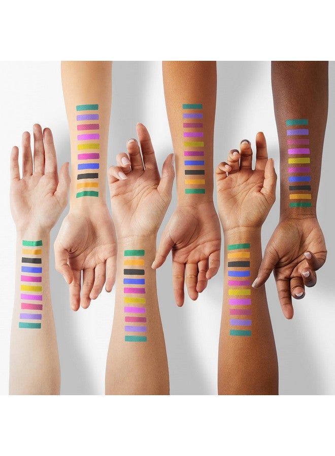 كيدا أحمر شفاه KYDA، 10 ألوان، مخملي مطفي ولامع، ألوان معدنية لامعة، لمعان شفاه لامع ومشرق وكامل، كوب غير لاصق، ملمع شفاه يدوم طويلاً، أحمر شفاه عالي الصبغة، مجموعة مستحضرات التجميل B - Image 4