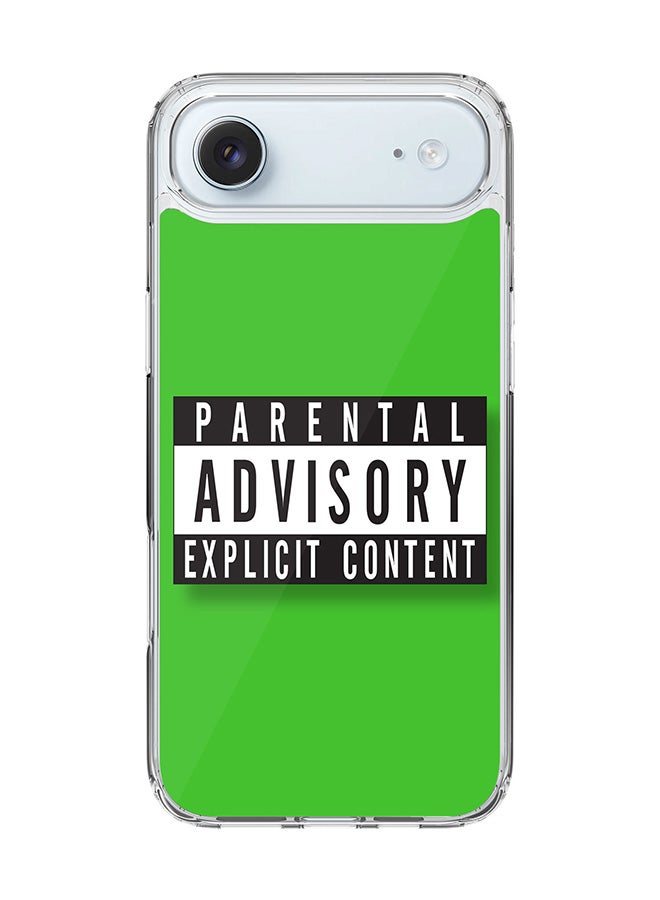 Stylizedd Classic Clear MagSafe Case for iPhone 17 Air , Hybrid Soft Case Flexible Edges Anti Drop TPU PC Gel Thin Transparent Cover [ Designed for iPhone 17 Air ] - Explicit Content