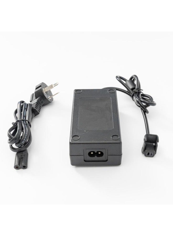 29V2A Massage Chair Power Adapter Electric Push Rod Power Supply Suitable For Motor Motor Push Rod Massage Chair-Color:Black-Specifications:Eight-character Tail With US Gauge Two Inserts One Meter - Image 1