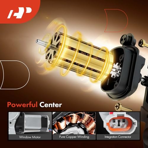 A-Premium Electric Power Window Regulator with Motor Compatible with Hyundai Accent 2000-2005, Rear Left Driver Side - Image 4