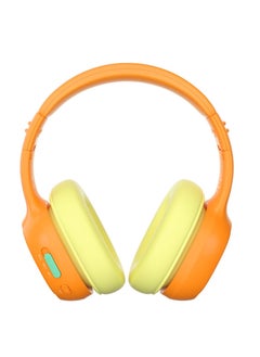 Tronsmart Tronsmart KH03 Kids Noise Cancelling Bluetooth Headphones, Safe Volume Control, Wireless Headphones with Light & Microphone, 70H Playtime, Built-in Audio Cable, for School/Travel/Airplane (Orange)  - Image 1