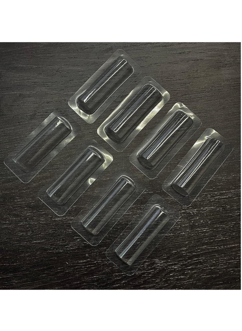 Generic - UPTTHOW Clear Plastic Dome Lip Balm Money Holder Craft Waterproof Rectangle Chapstick Money Cash Pounches Gift with Adhesive Back Card Making-50Packs - Image 1