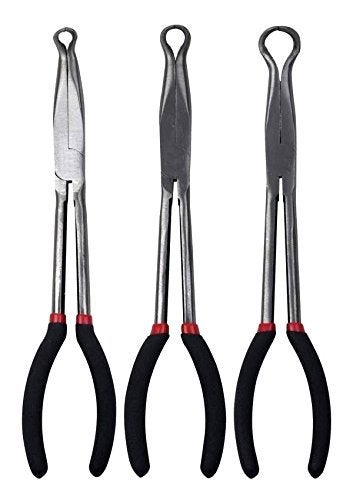 Pittsburgh 3 Piece Long Reach Hose Grip Pliers - Image 4