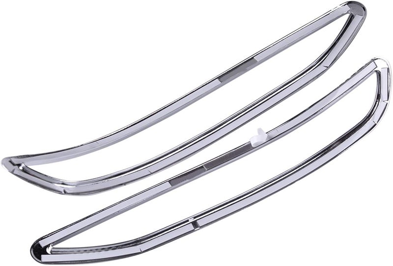 QASULER Chrome Rear Fog Light Lamp Trim Cover for Chevrolet Equinox - Image 3
