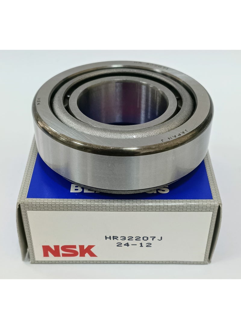 NSK رمان بلي أصلي  مخروطي NSK HR 32207 J - سلسلة سعة عالية 32200 - مقاس 35x72x24.25 ملم - أصلي صنع في اليابان - Image 1