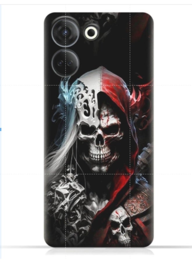 إيه إم سي ديزاين غطاء حماية بطبعة هاتف تكنو كامون 20 برو 4G