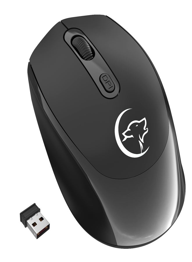 YWYT G839 2.4G Wireless Optical 1200/1600/2400 Adjustable DPI Ergonomic Gaming Office for PC/Laptop - Image 1