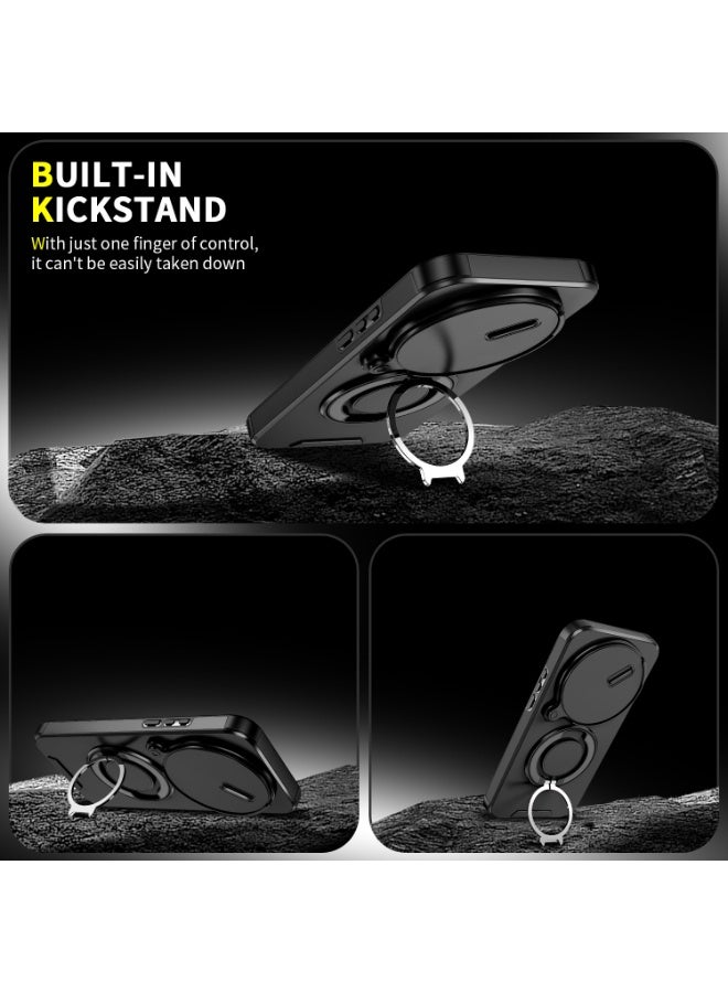 Case For Xiaomi 17 Ultra , Shockproof Protection Case With Stand - Image 4