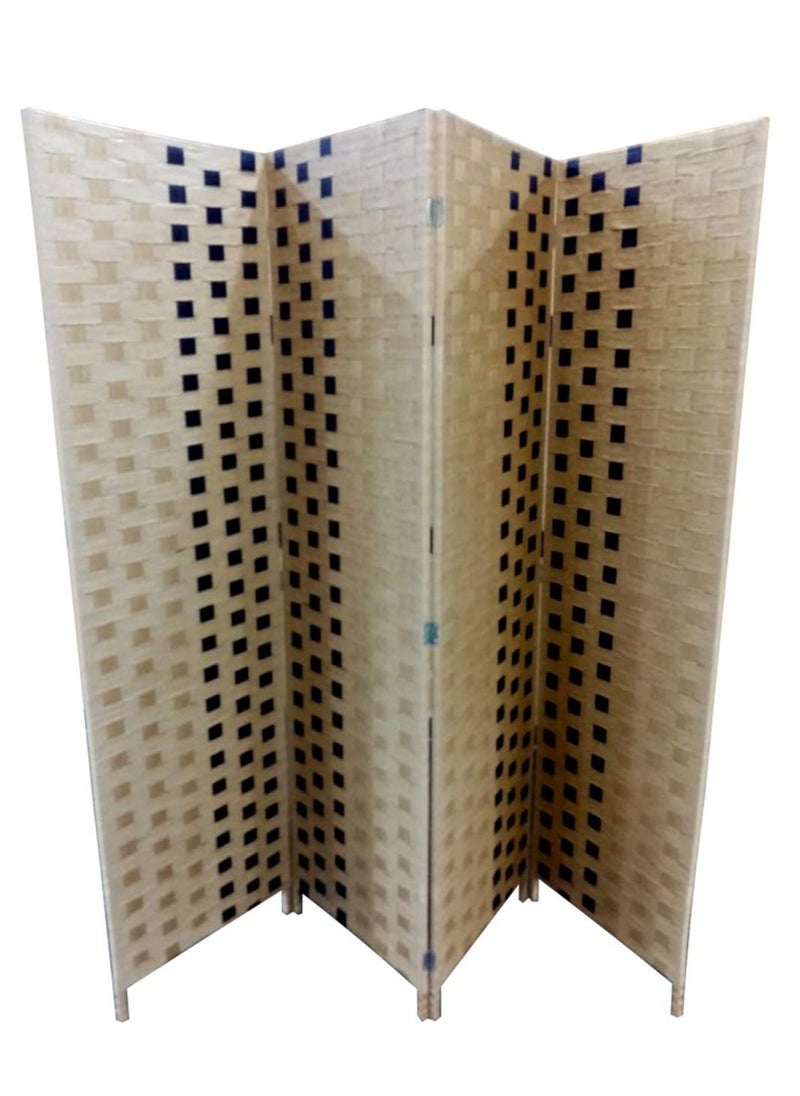 Living - Foldable Room Divider Multicolor 200*180cm. - Image 1