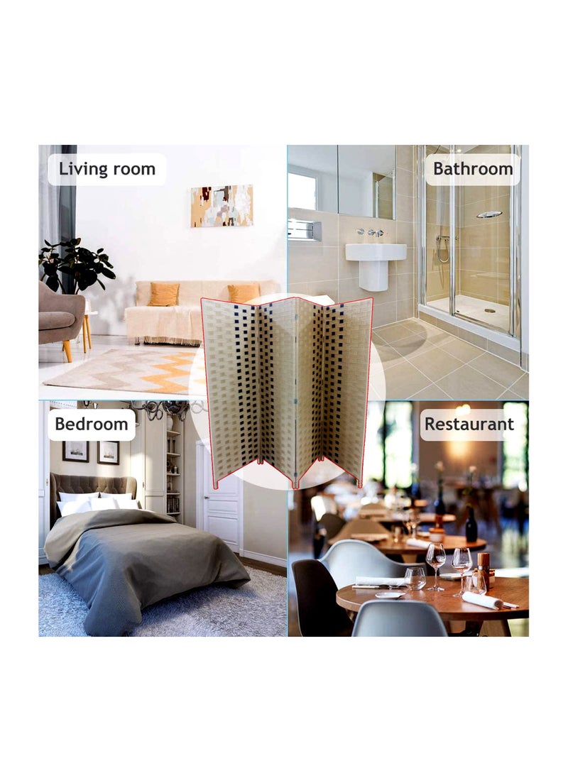Living - Foldable Room Divider Multicolor 200*180cm. - Image 1