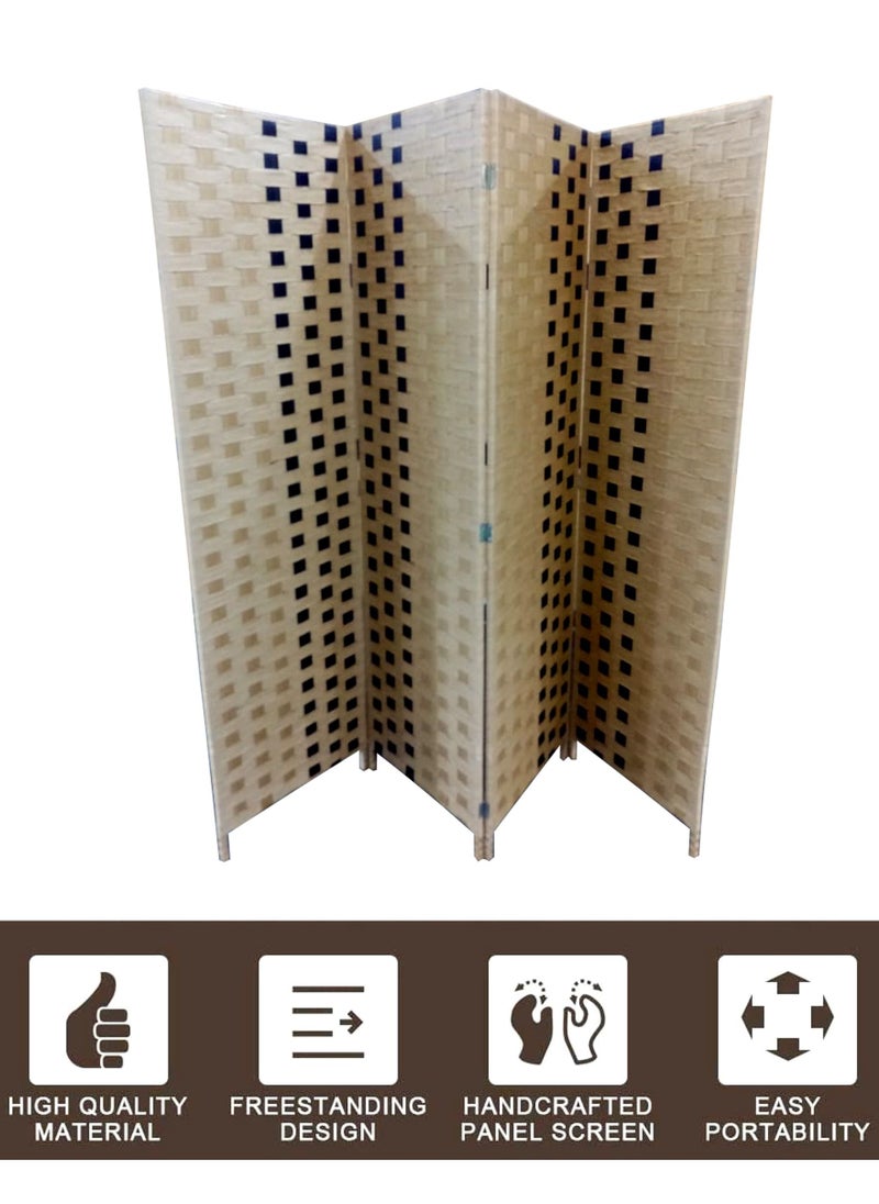 Living - Foldable Room Divider Multicolor 200*180cm. - Image 1