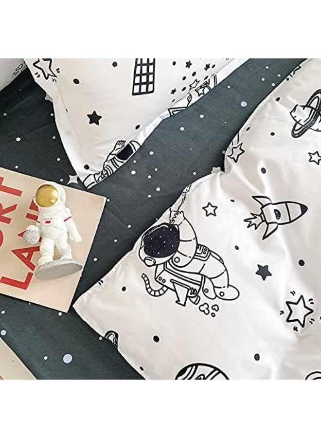 AL RAID Super King Size Bedding Set - 6-Piece Bed Sheet Set Includes Duvet Cover, Fitted Bed Sheet with Deep Pockets, and 4 Pillowcases - Soft, Durable, and Breathable Microfiber Bedsheets for All Seasons - Image 4