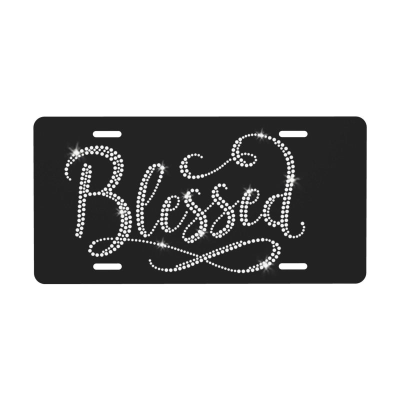 HGASPBC Personalized License Plate for Front of Car Design Your Own Custom Number Photo Logo Name Plate Customized Gift for Men Women 6x12 Inch, for Truck SUV, FBA-Black - Image 1