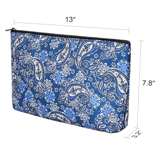 GUSTARIA Empty Mahjong Tiles BagSuitable for 12 30mm standard size American mahjong tilesThickened Blue Printed Bag Case Only - Image 5