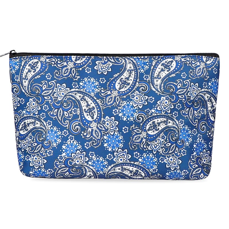 GUSTARIA Empty Mahjong Tiles BagSuitable for 12 30mm standard size American mahjong tilesThickened Blue Printed Bag Case Only - Image 2