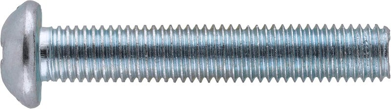 Hillman Group 90413 Zinc Round Head Combination Machine Screw, 1/4" x 2-1/2", 100-Pack - Image 2