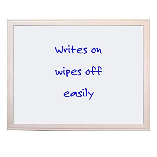 Flipside Products لوحة بيضاء قابلة للمسح بحجم 18" × 24" بإطار خشبي من فليبسايد برودكتس، سطح كبير، ديكور حائط، لافتة، تثبيت على الحائط، لوحة قائمة - Image 5