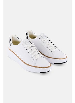 COLE HAAN Women Broad Gp Topspin Lace Up Sneaker, White  - Image 1