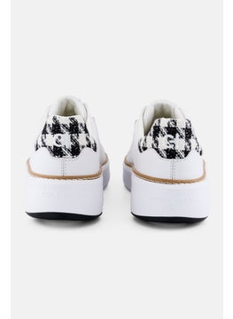 COLE HAAN Women Broad Gp Topspin Lace Up Sneaker, White  - Image 2