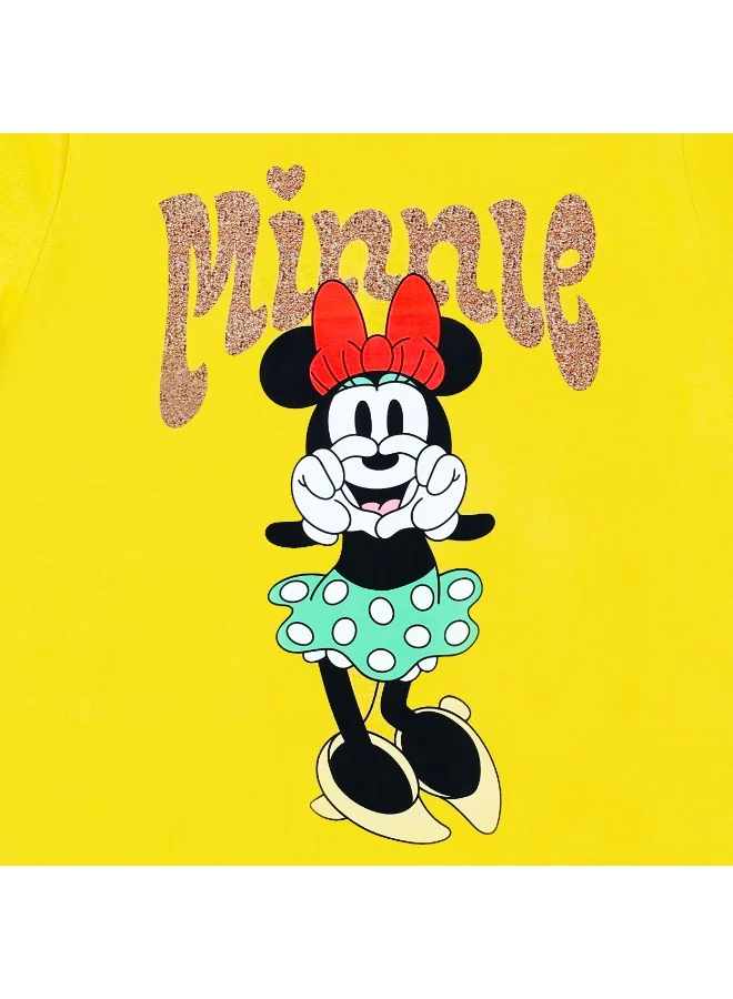 Disney  Disney Minnie Mouse  Girl's Short Sleeve T-Shirt for Women | Best Price UAE