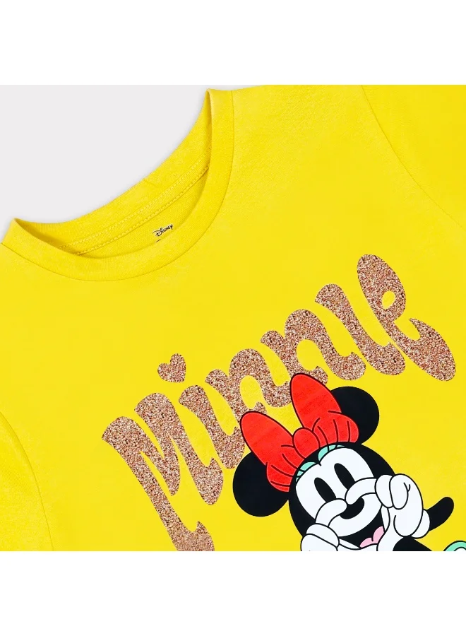 Disney  Disney Minnie Mouse  Girl's Short Sleeve T-Shirt for Women | Best Price UAE