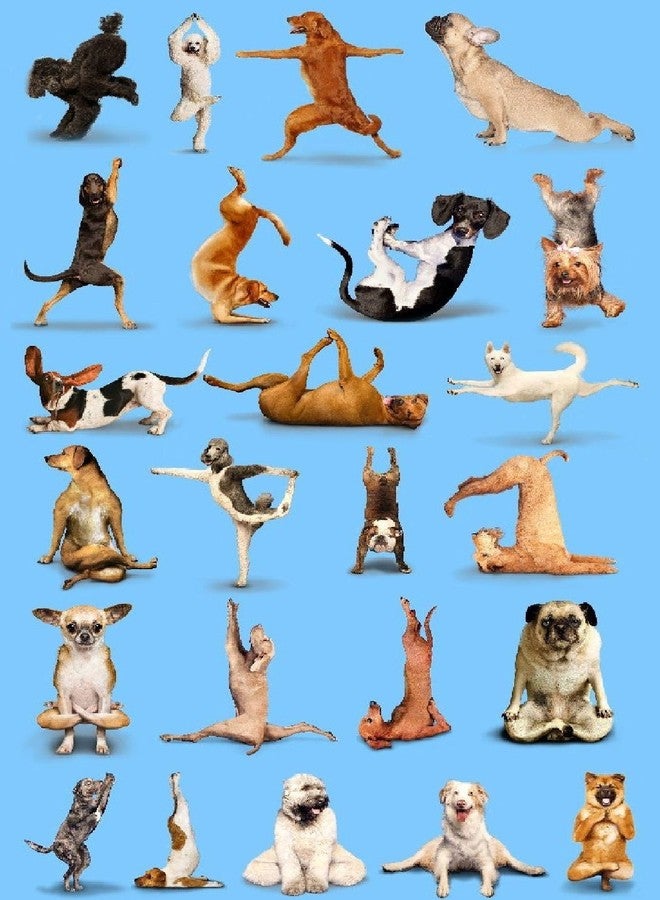 orgner Active Elements Direct from Factory - Canvas Yoga Mat Bag/Cover. Easy Fit up to 4 mm Thick Yoga Mat. Print Design : Pets/Dogs Yoga Posture asana- dharana, dhyana, Niyama, pranayama etc - Image 3