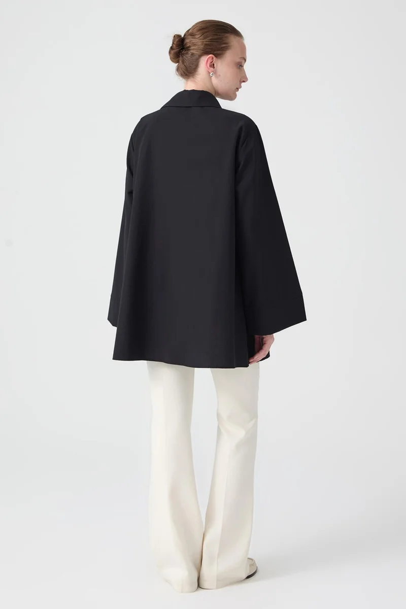 توتشي Asymmetric Poplin Shirt