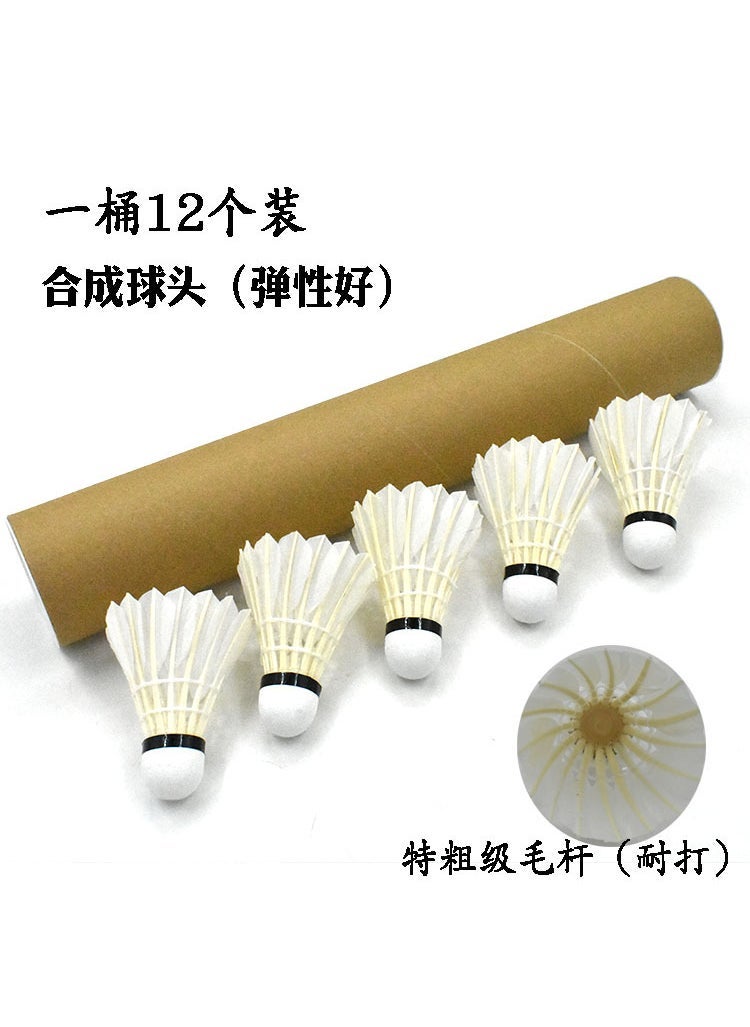 Generic Durable Duck Feather Badminton Shuttlecocks with Lights Luminous ball with lamp (nylon material) - Image 4