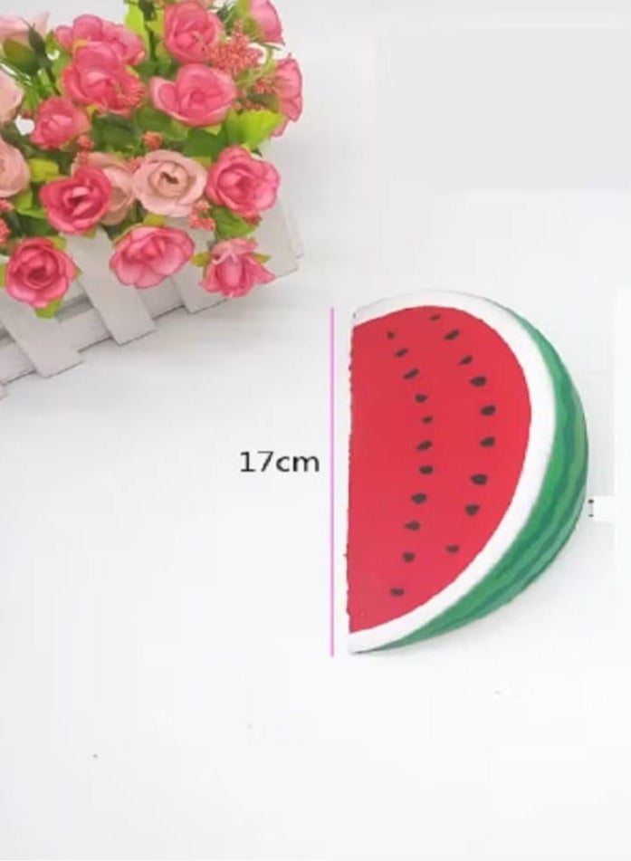 ألعاب الضغط على شكل بطيخ فاكهة محاكاة عالية الجودة، ألعاب مضادة للتوتر قابلة للضغط ألعاب البطيخ البطيئة الارتفاع - Image 3