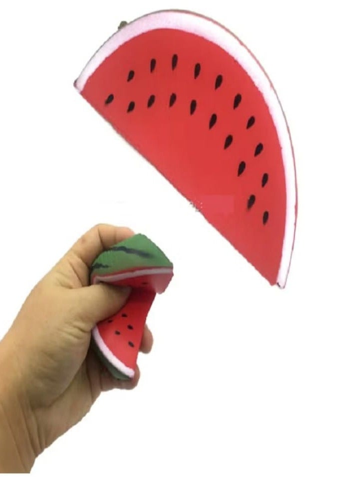 ألعاب الضغط على شكل بطيخ فاكهة محاكاة عالية الجودة، ألعاب مضادة للتوتر قابلة للضغط ألعاب البطيخ البطيئة الارتفاع - Image 1