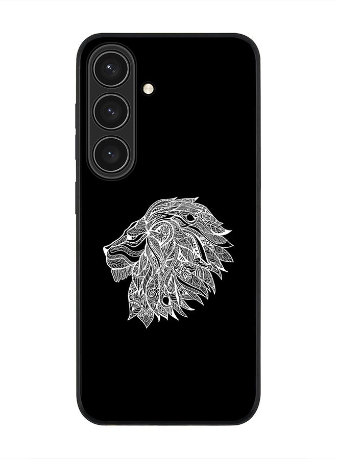Stylizedd For Samsung Galaxy S25 5G Case,Slim fit Camera Protection, Shockproof Thin Phone cover  - Lion Abstract - Image 1