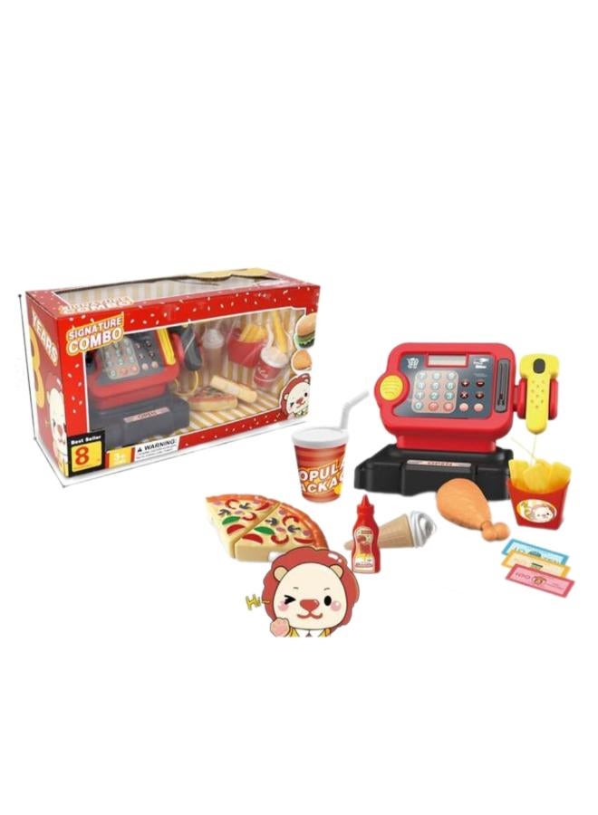 Signature Combo Toy Cash Register – 41 Pcs - Image 1