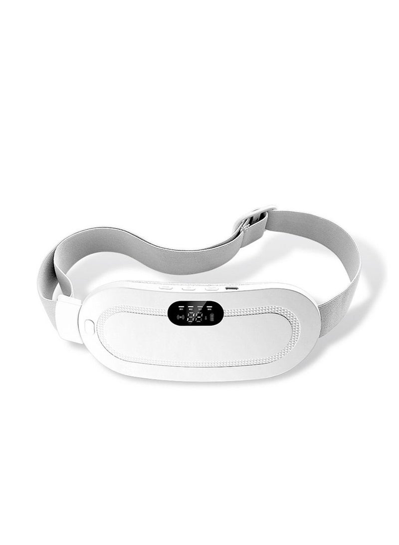 Generic Heating Belt To Soothe Menstrual Pain With 3 Heat Levels And 4 Vibration Massage Modes-White  - Image 1