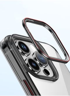 Generic iPhone 15 Pro Max Case with Metal Lens Protection Frame and Matte Metal Buttons, Anti-Yellowing Anti-Drop Explosion-Proof Non-Stick Fingerprint Protective Case for Apple iPhone 15 Pro Max  - Image 3