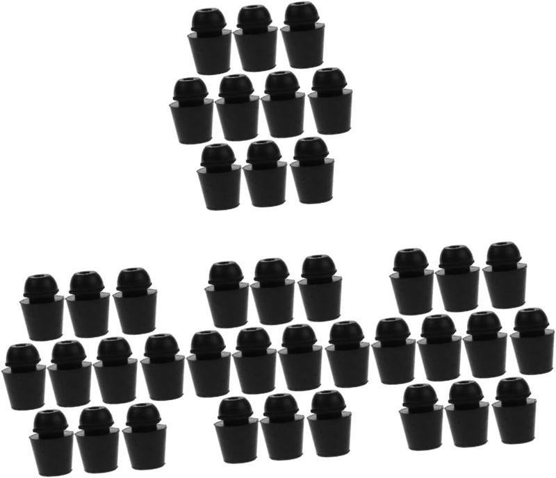 40pcs Engine Hood Rubber Block Absorber Cushion Shockproof Vehicle Bumper Guards for Car Door -Collision Stoppers for Enhanced Performance - Image 1