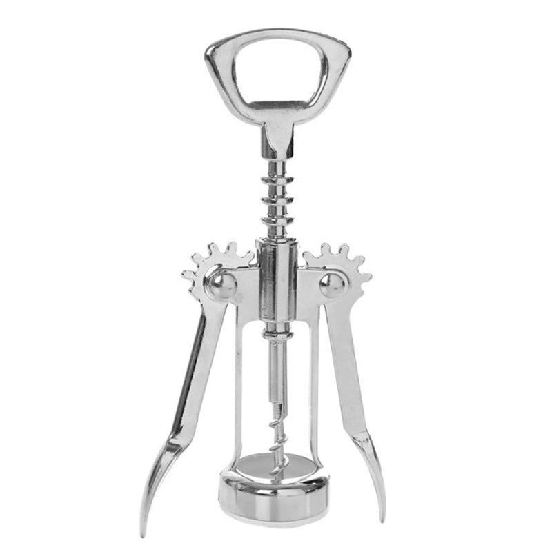 Opener, Zinc Alloy Premium Wing Corkscrew Wine Bottle Opener, Waiters Corkscrew Cork and Beer Cap Bottles Opener Remover, Used in Kitchen Restaurant Chateau and Bars - Image 2