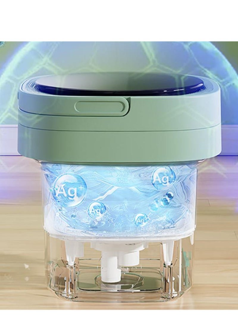 Folding 8L wash-and-dry integrated washing machine small student dormitory washing machine baby washing machine portable  - Image 2