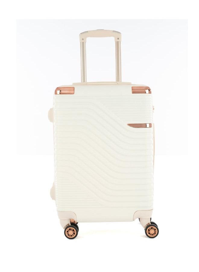 LIMRA - Luggage set 5 pieces travel Bags with a distinctive design from limra Beige - Image 1